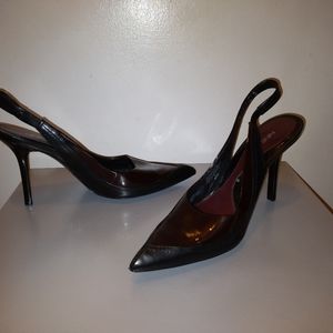 Nine West Patent Leather Slingbacks